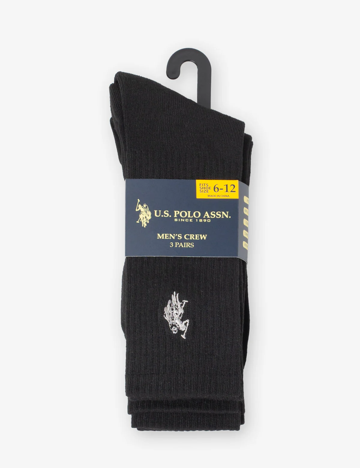 MENS 3PK CORE ASSORTED CREW SOCKS - Image 2