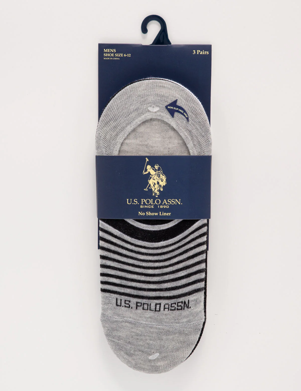 MENS 3PK STRIPED ASSORTED LINERS - Image 2