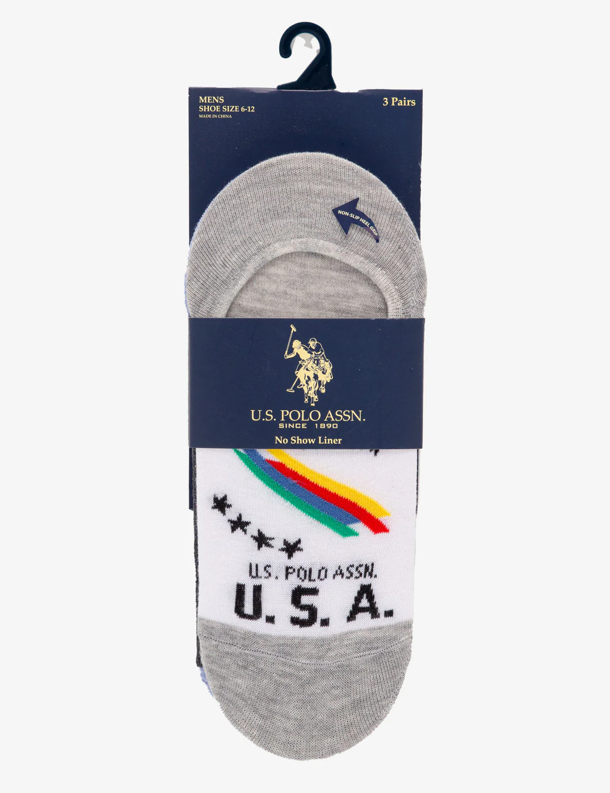 MENS 3PK USA ASSORTED LINERS - Image 2