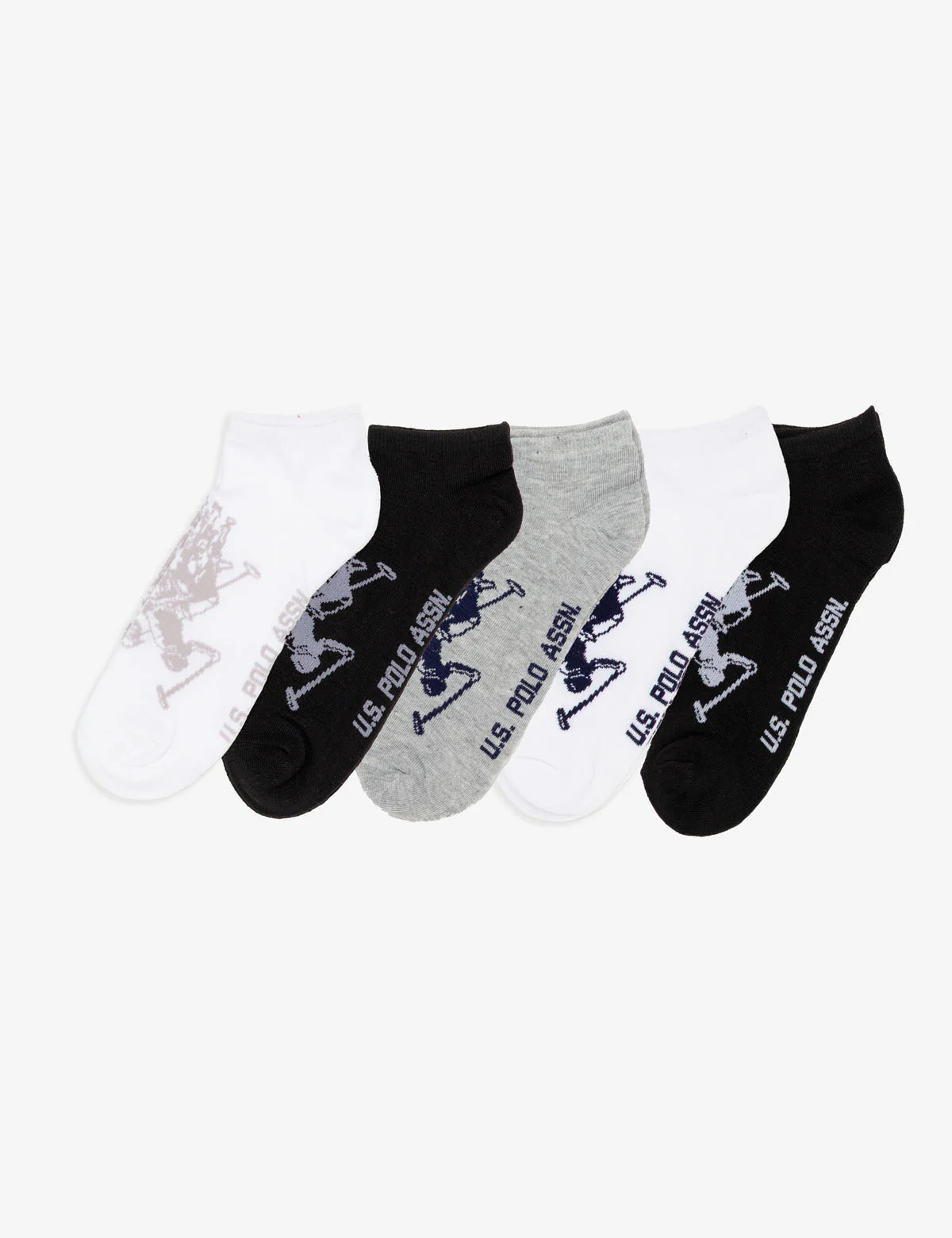 MENS 6PK ASSORTED BIG DHM LOW CUT SOCKS