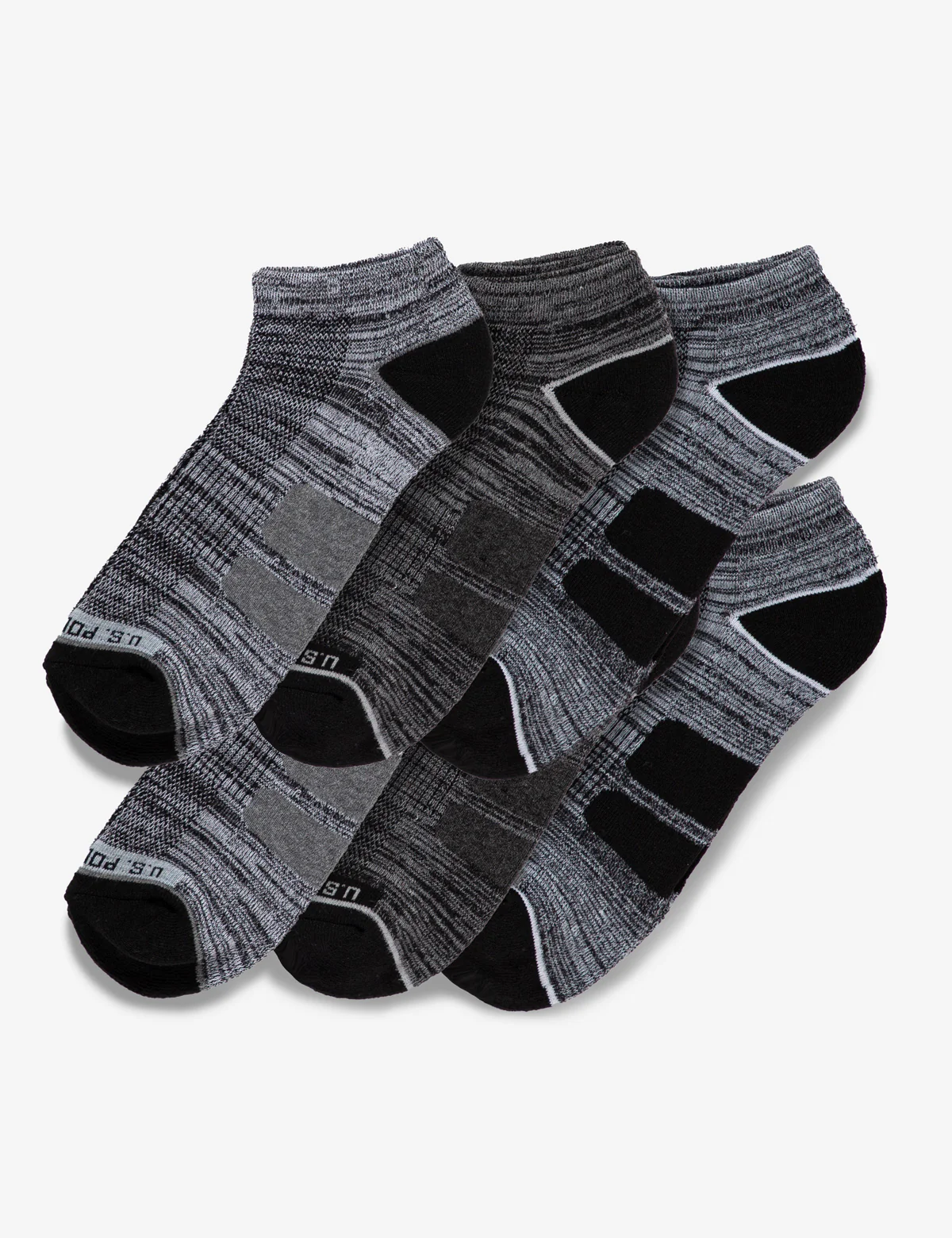 MENS 6PK LOW CUT PERFORMANCE SOCKS
