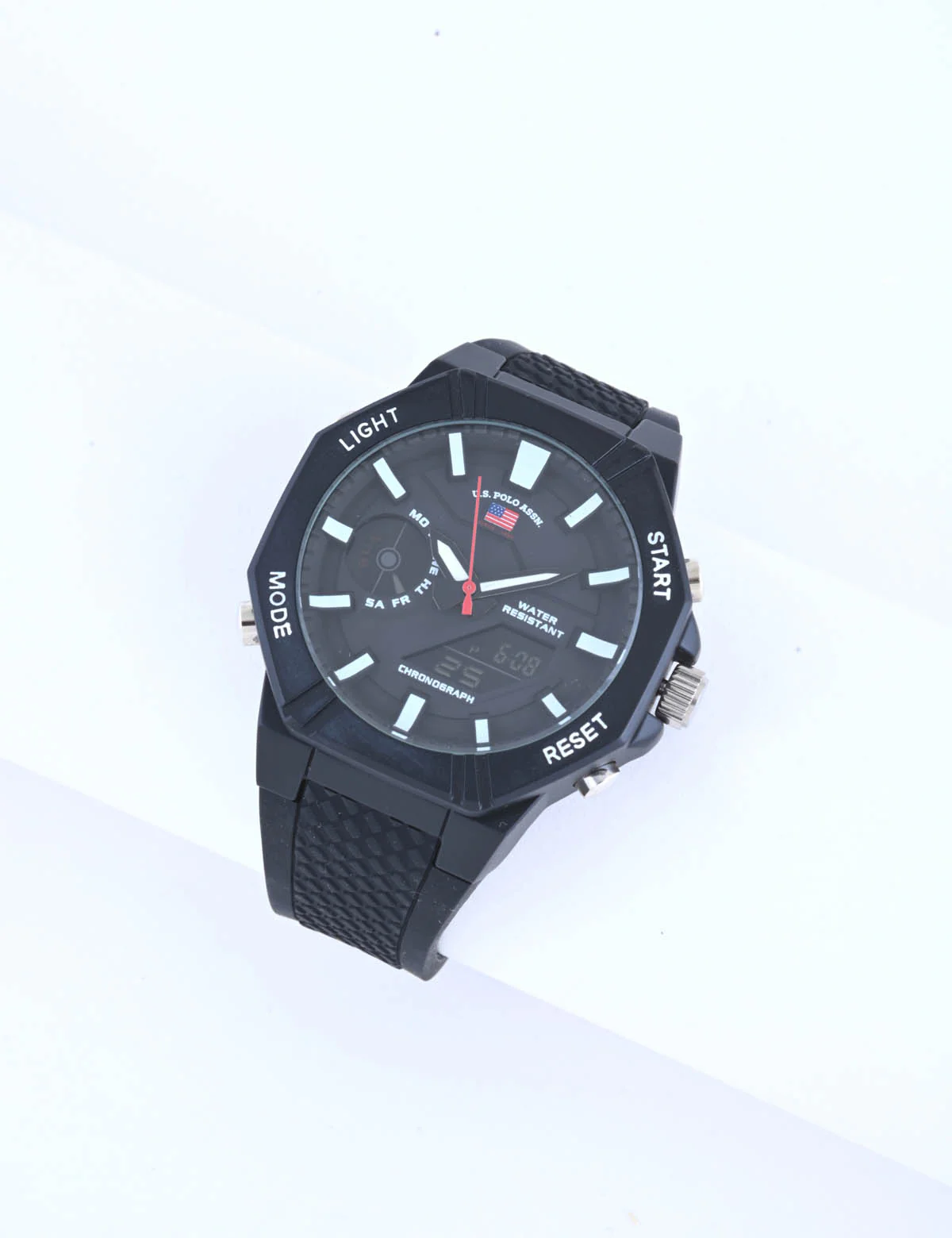 MEN'S BLACK ON BLACK ANA DIGI SPORTS WATCH