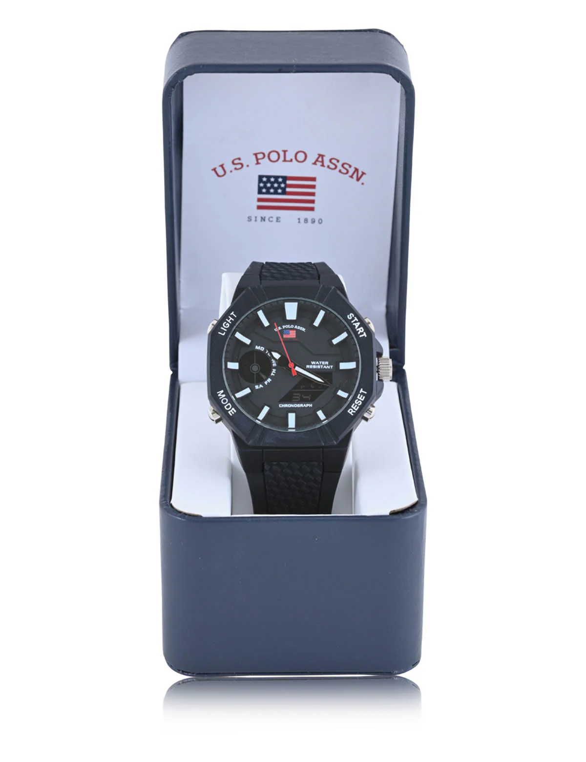 MEN'S BLACK ON BLACK ANA DIGI SPORTS WATCH - Image 2