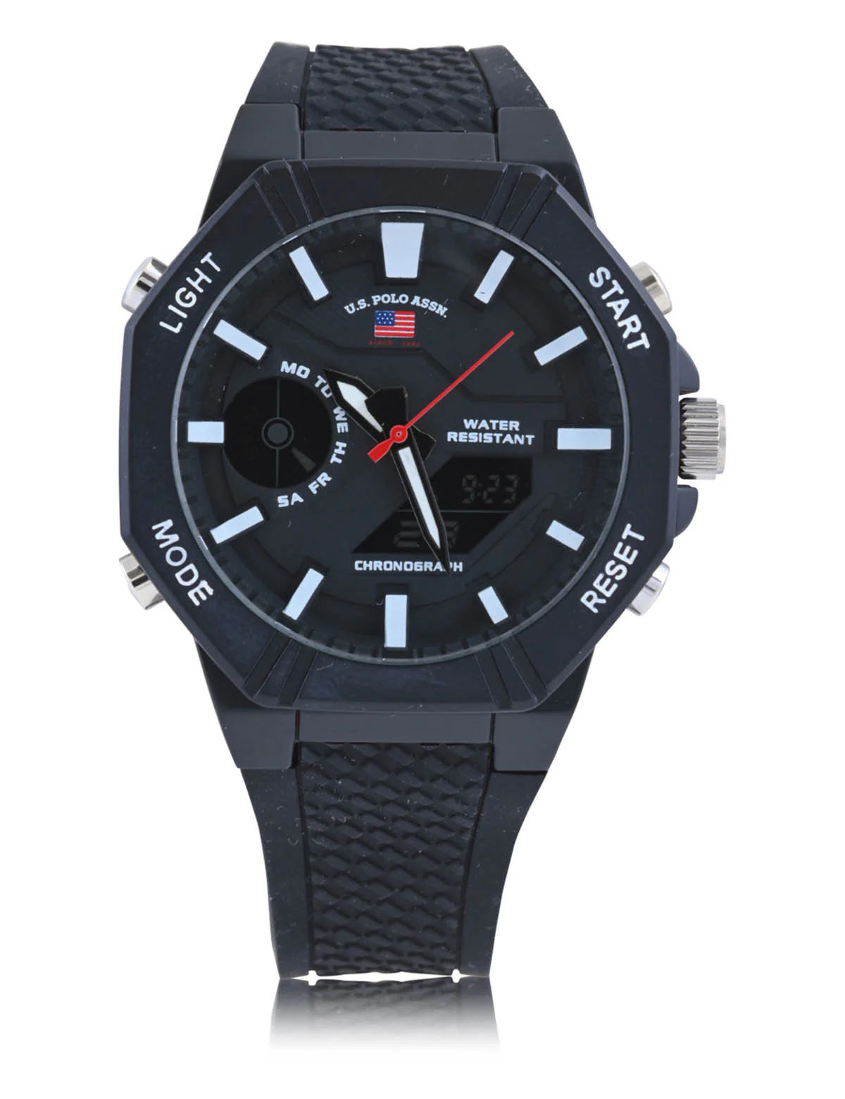 MEN'S BLACK ON BLACK ANA DIGI SPORTS WATCH - Image 3
