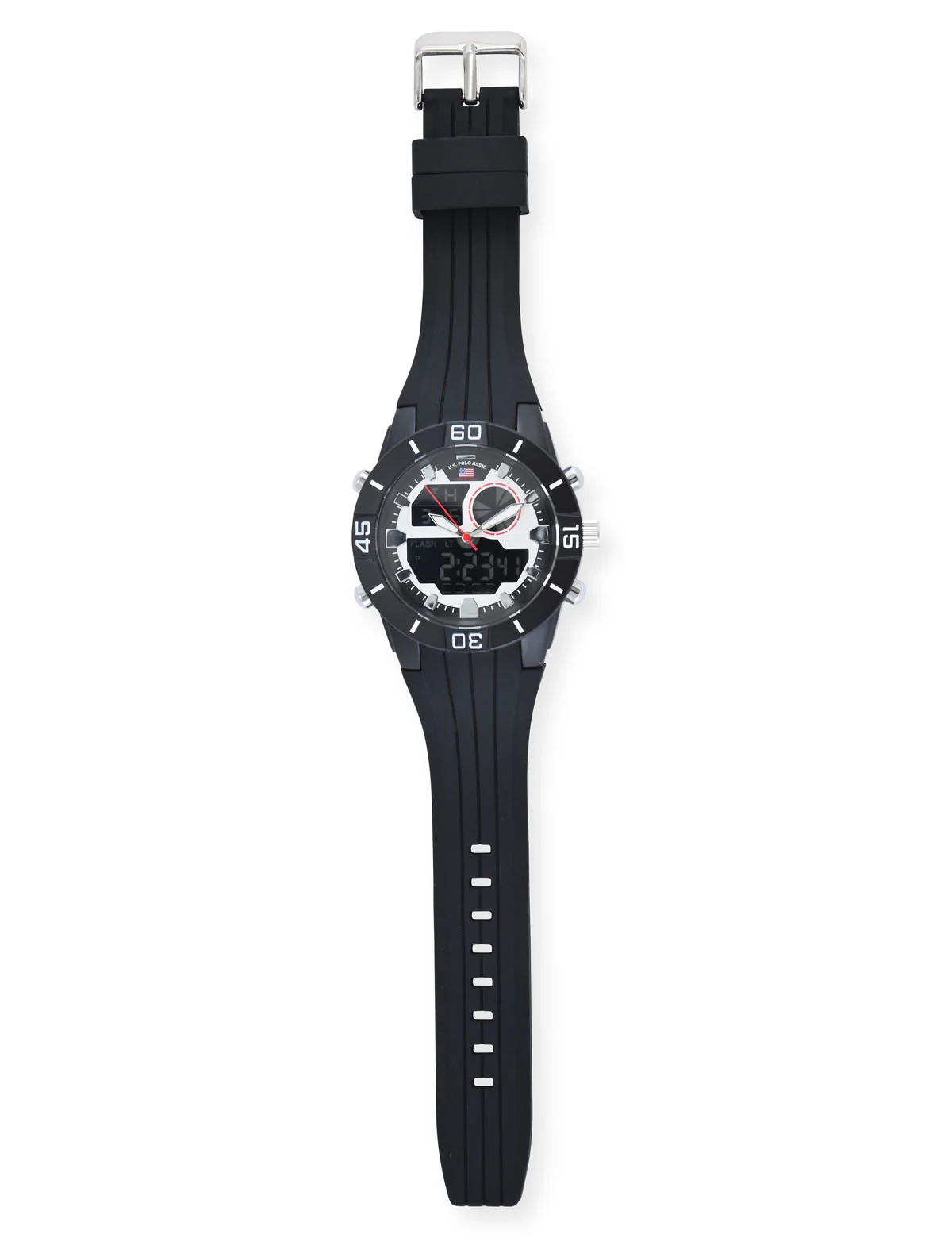 MENS BLACK STRAP ANA DIGI SPORT WATCH - Image 3