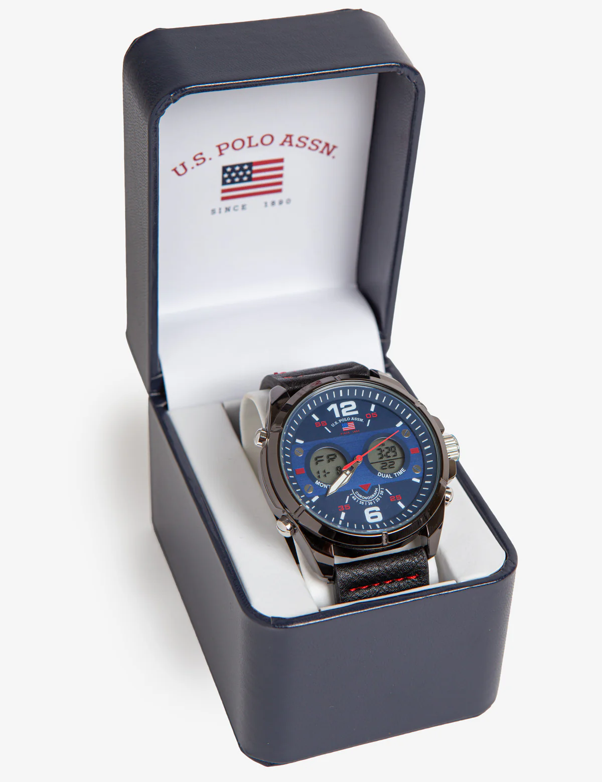 MEN'S BLUE DIAL ANA DIGI SPORT WATCH - Image 2