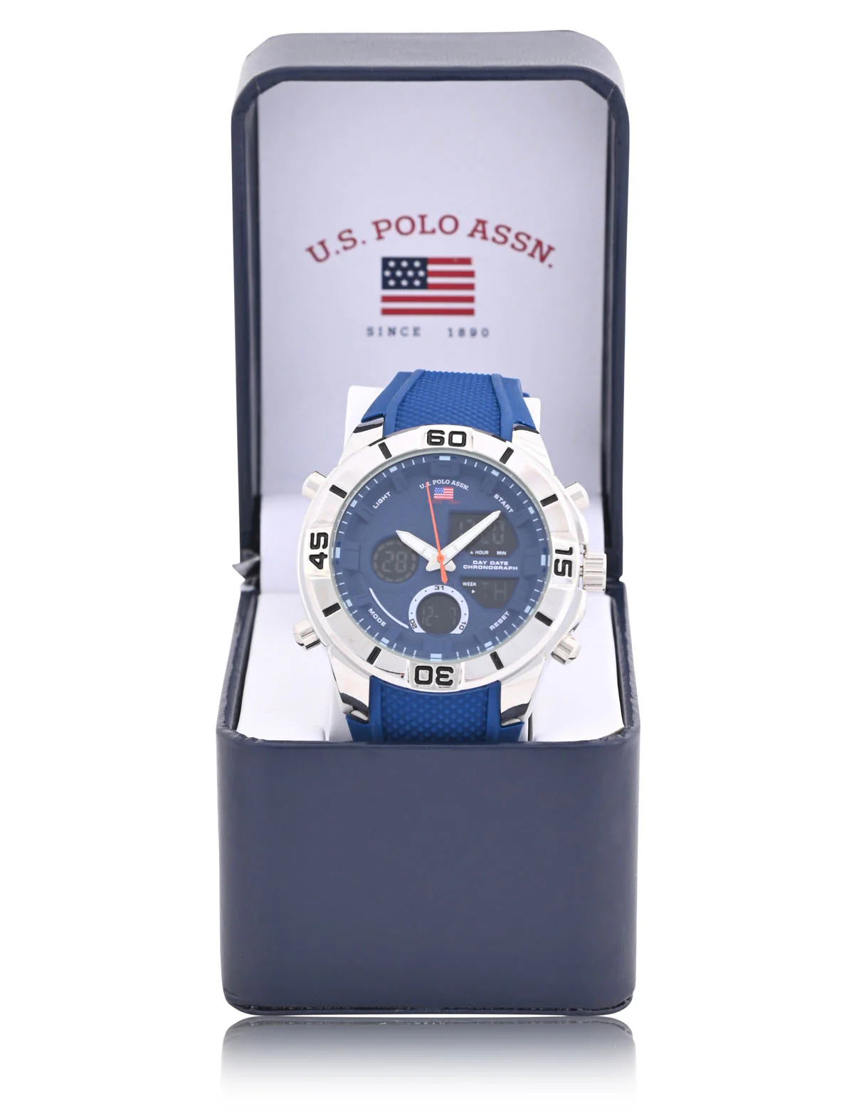 MEN'S BLUE STRAP ANA DIGI WATCH - Image 2