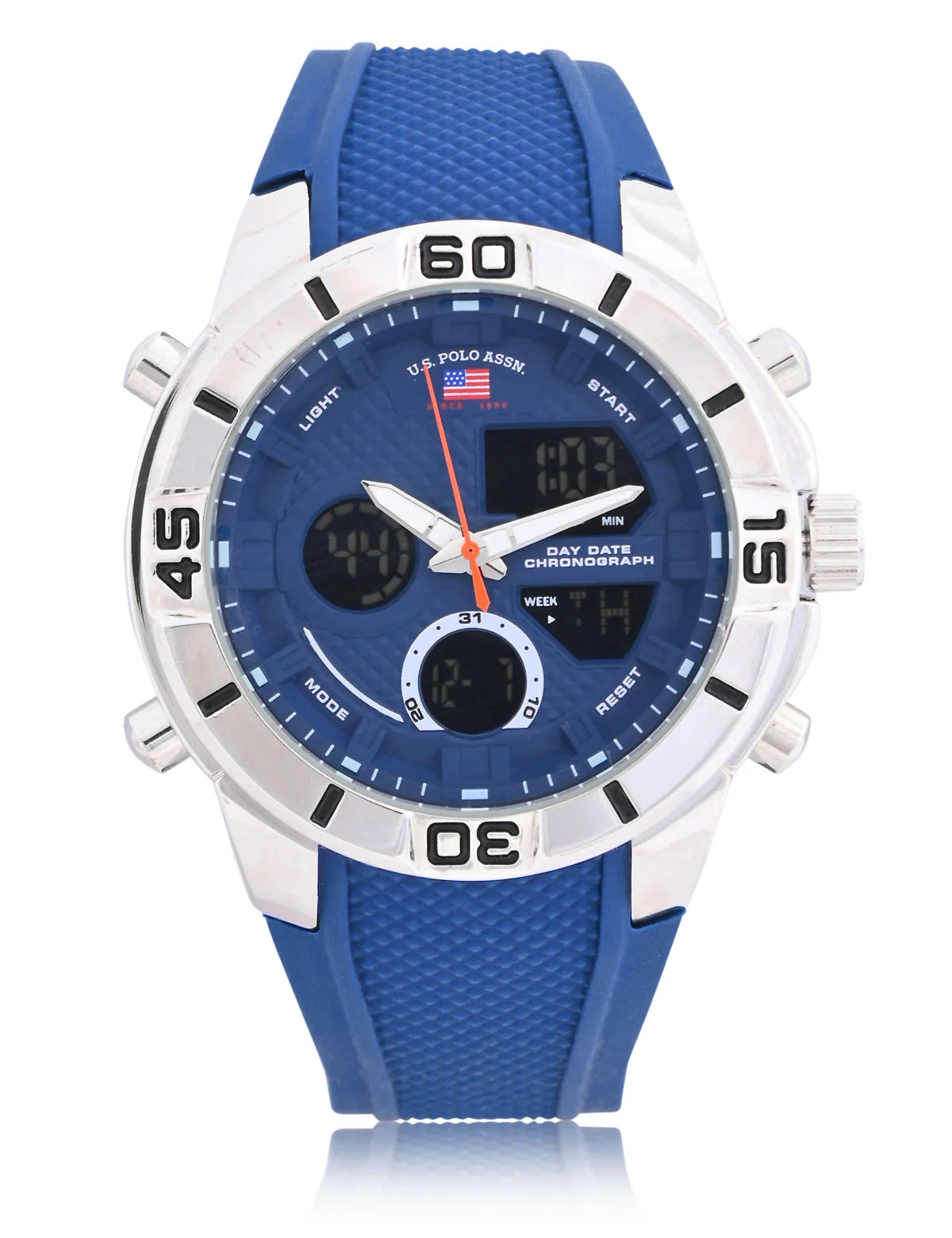 MEN'S BLUE STRAP ANA DIGI WATCH - Image 3