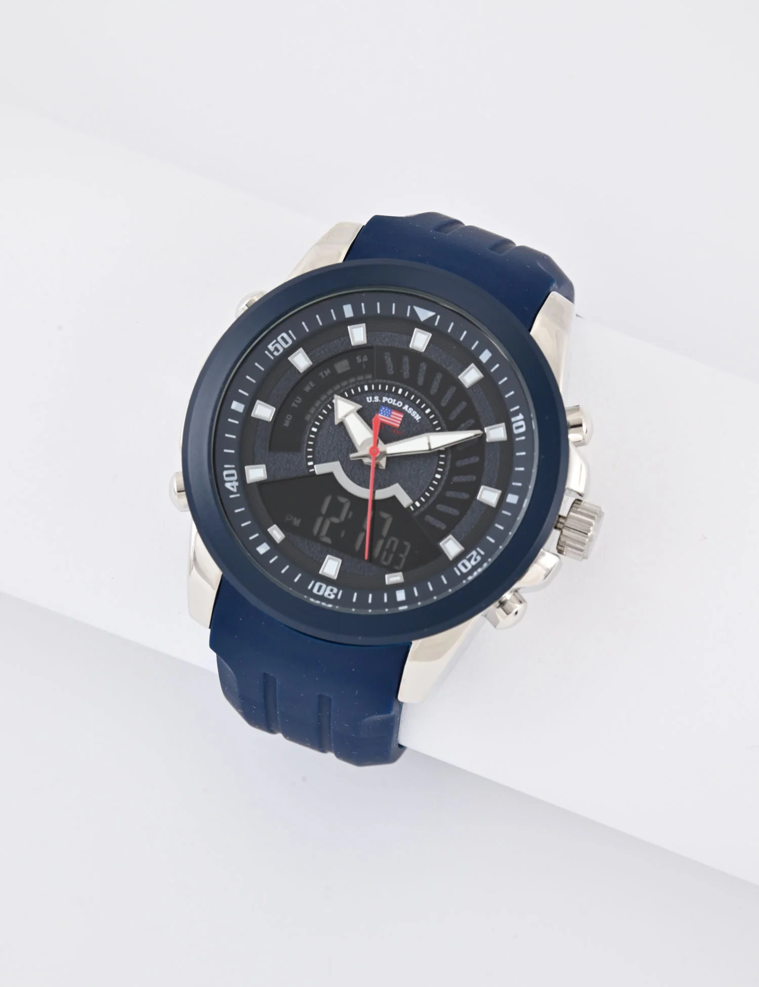 MENS BLUE STRAP ANADIGI WATCH - Image 2