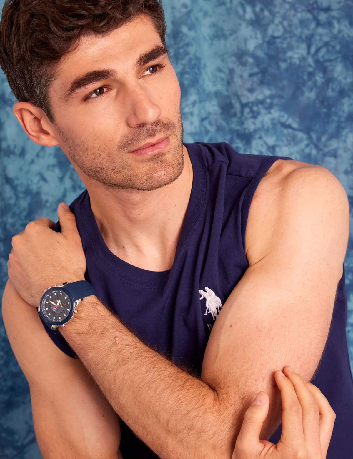 MENS BLUE STRAP ANADIGI WATCH - Image 3