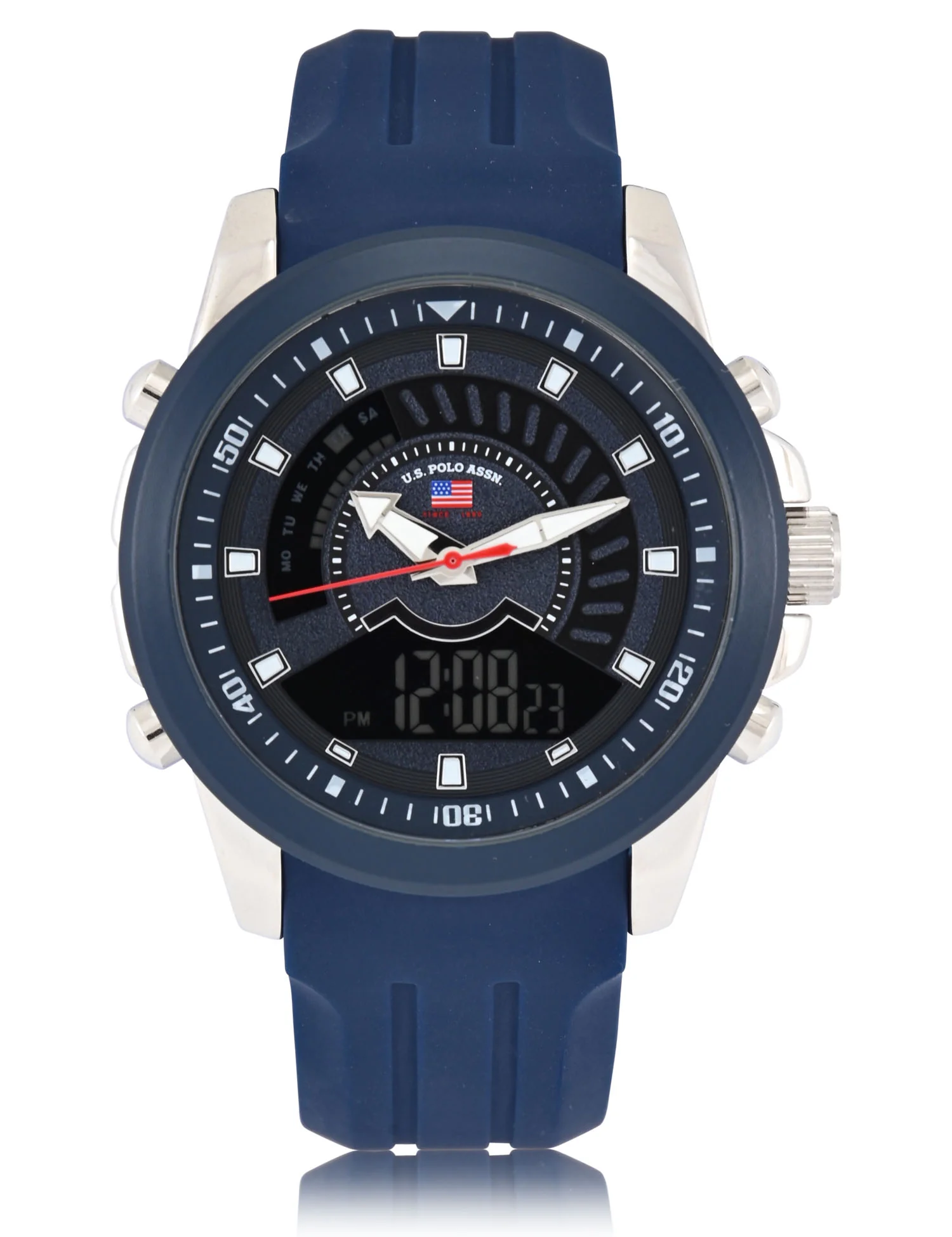 MENS BLUE STRAP ANADIGI WATCH - Image 5