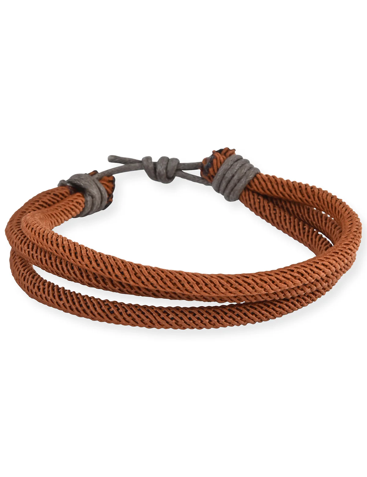 MENS BROWN STRAP WATCH & BRACELETS SET - Image 7