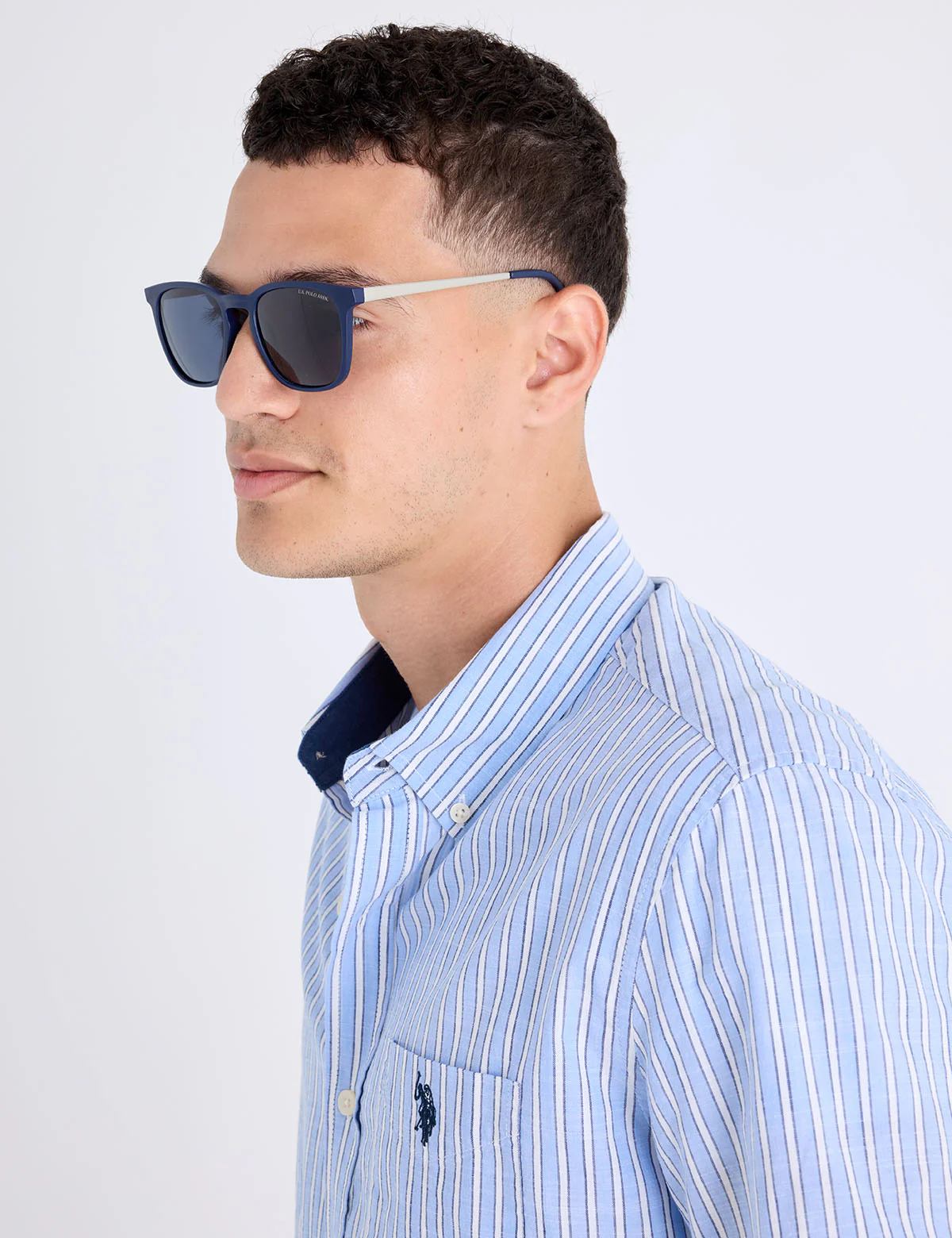 MENS CLASSIC PLASTIC RECTANGULAR SUNGLASSES
