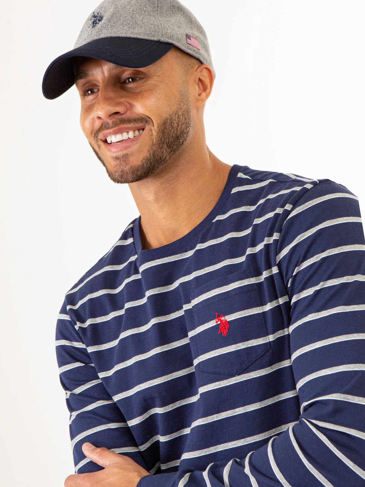 MENS COLORBLOCK HEATHER TWILL HAT - Image 7
