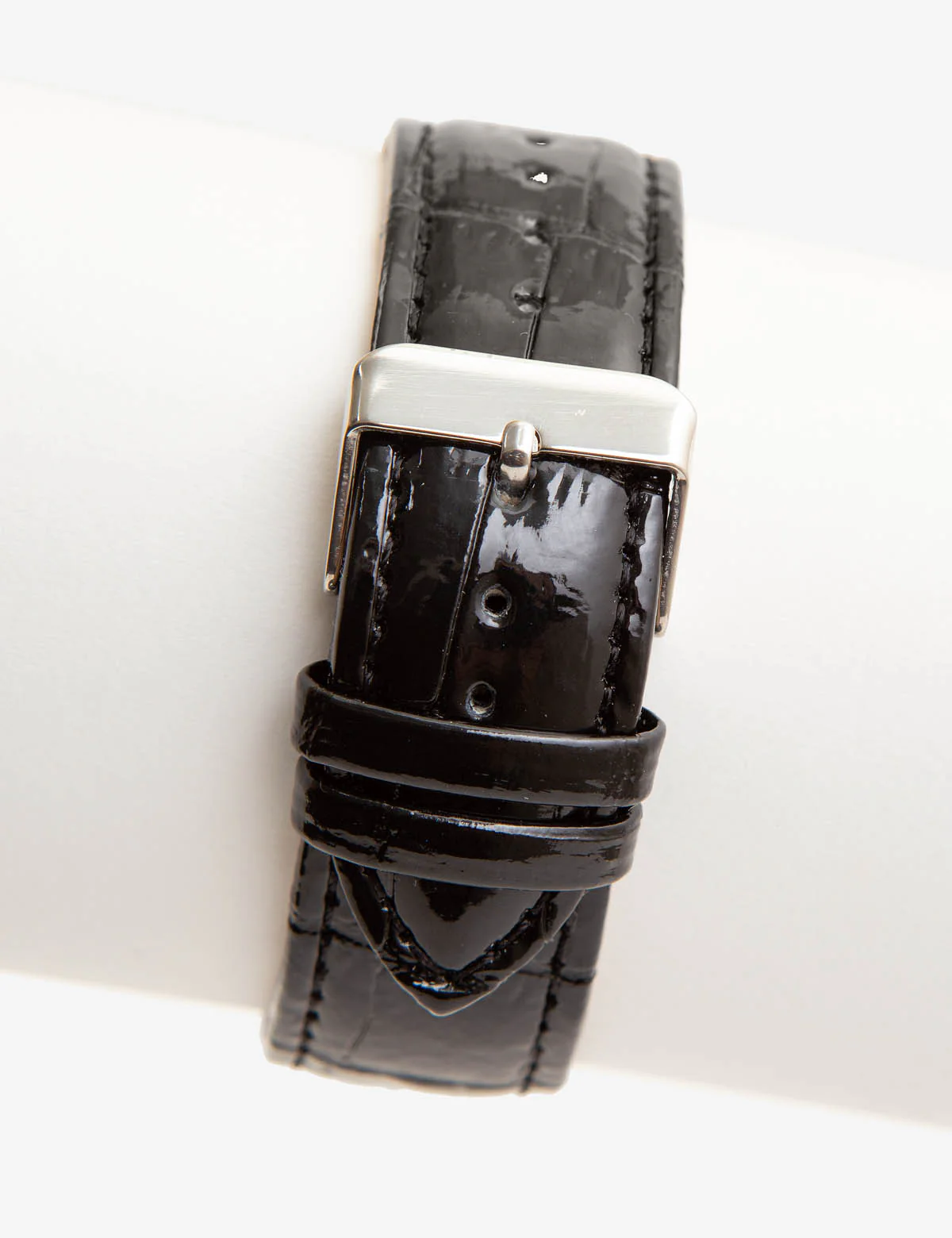 MEN'S CROC BLACK STRAP SQUARE WATCH - Image 3
