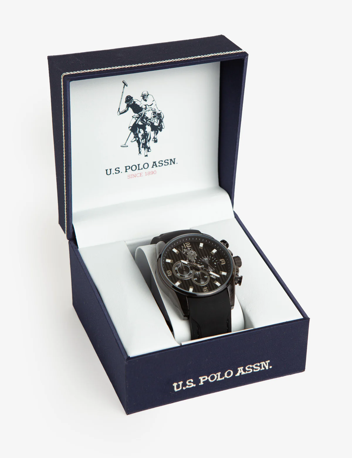MEN'S EXCLUSIVE BLACK ON BLACK CHRONOGRAPH WATCH - Image 2