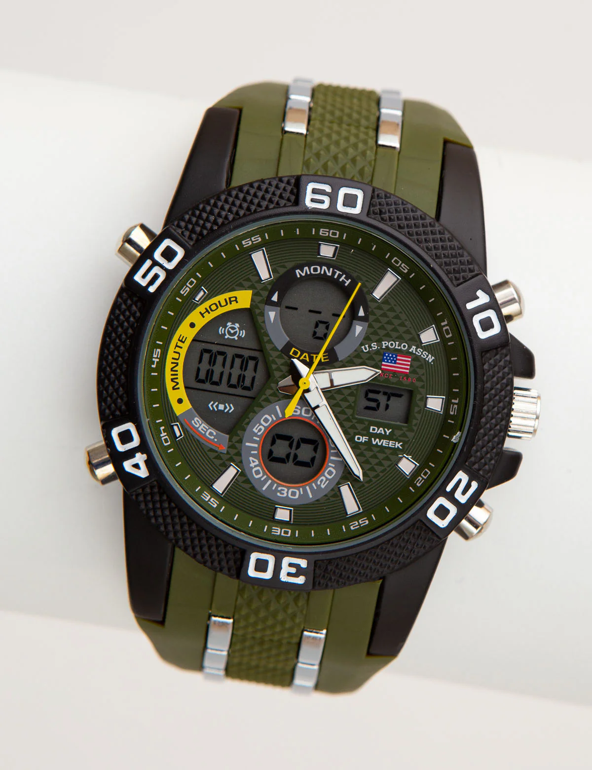 MEN'S GREEN ANA DIGI SPORT WATCH
