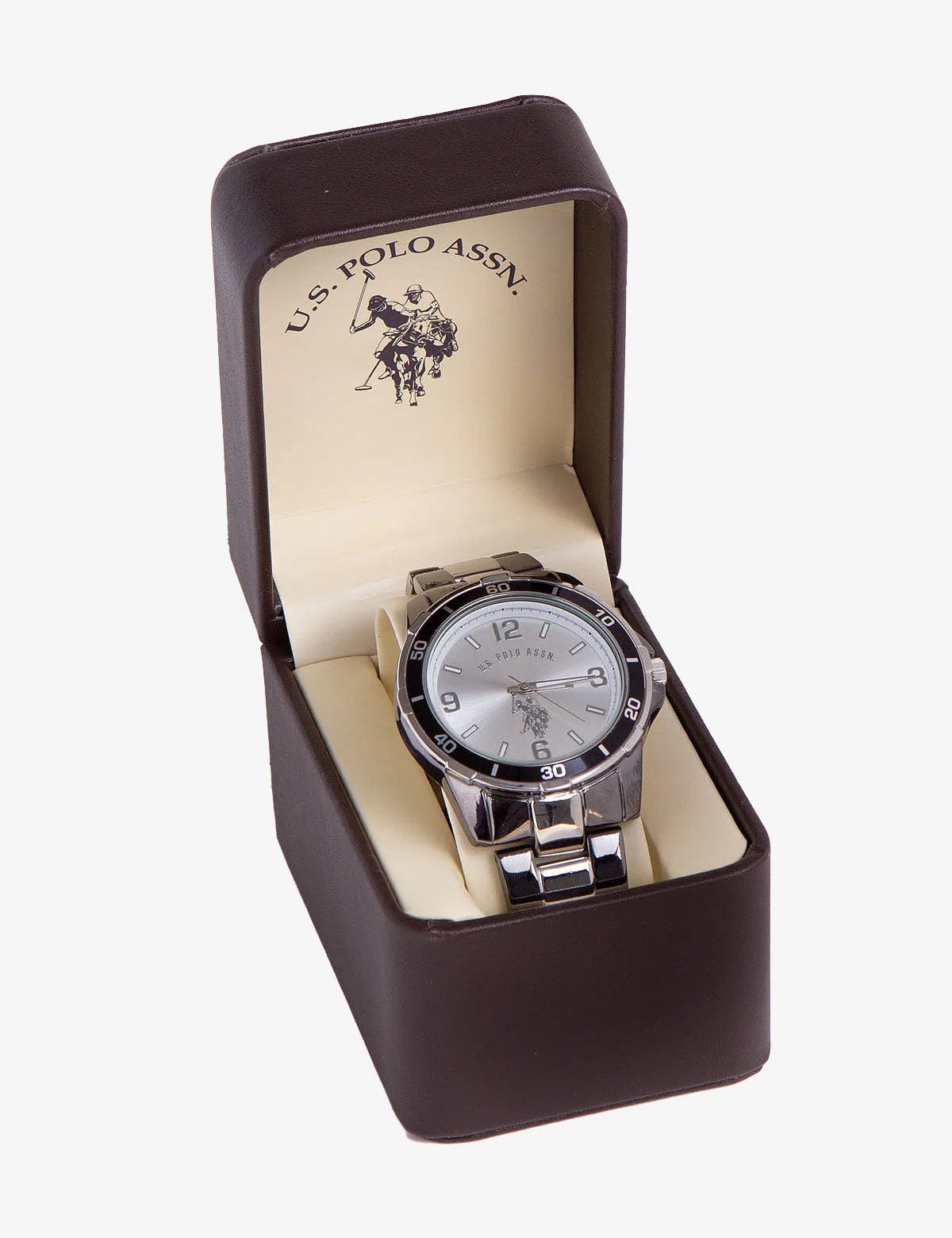 MEN'S GUNMETAL TWO TONE BRACELET WATCH - Image 2