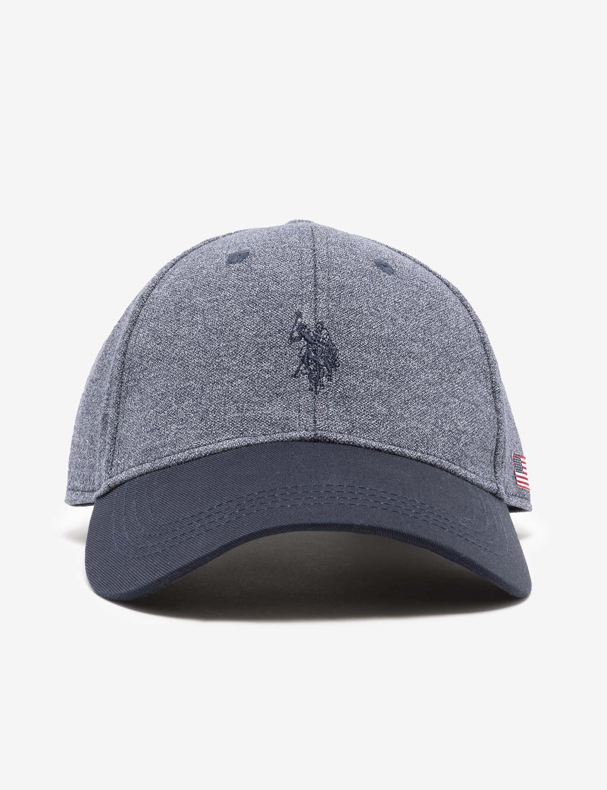 MENS HEATHER FLEECE LOGO HAT