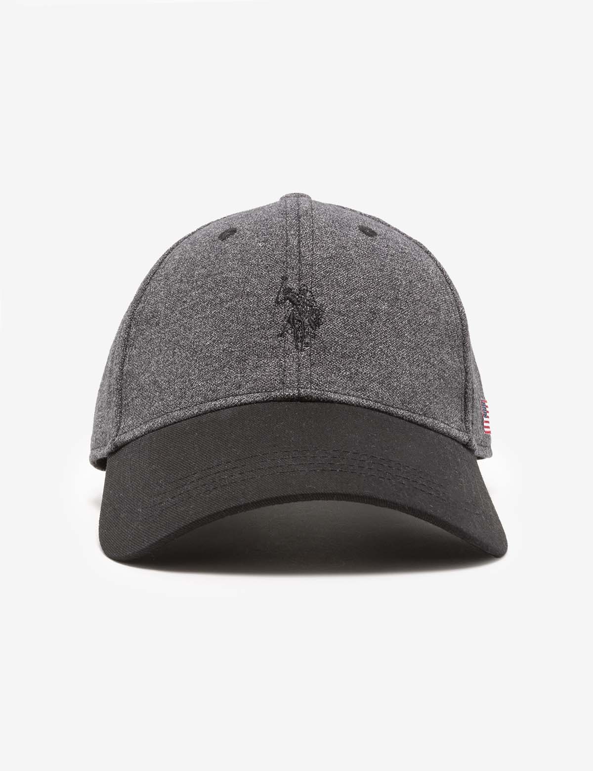 MENS HEATHER FLEECE LOGO HAT - Image 5