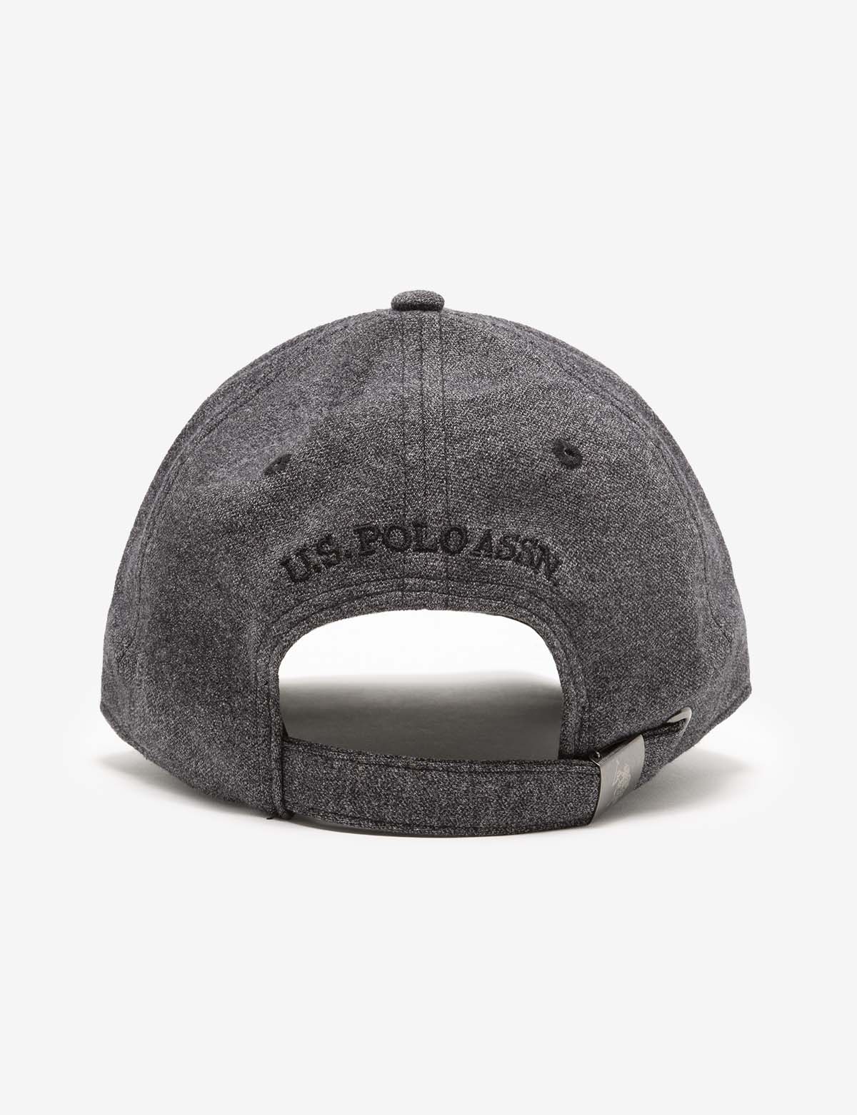 MENS HEATHER FLEECE LOGO HAT - Image 6