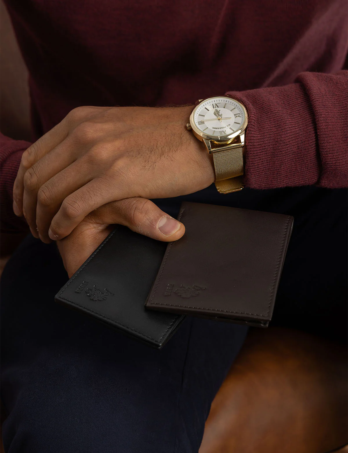 MENS LEATHER BIFOLD WALLET - Image 3