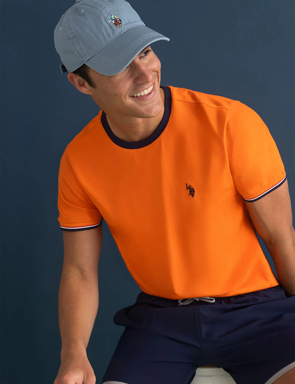 MENS MULTICOLOR CENTER LOGO HAT