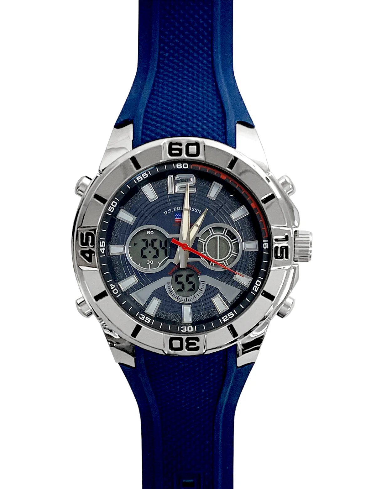 MENS NAVY STRAP ANADIGI WATCH - Image 5