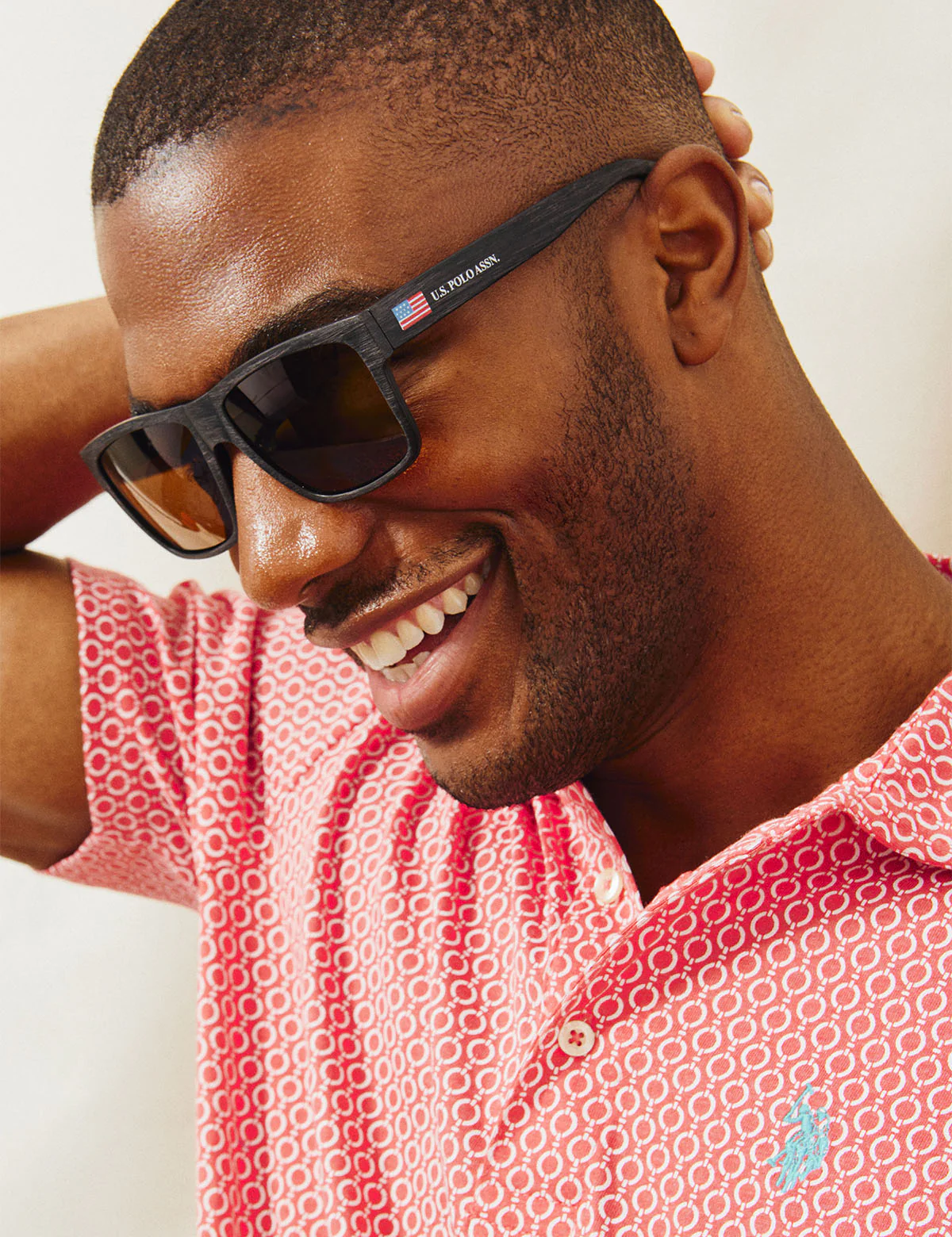 MEN'S POLARIZED FLAG BRANDED SPORT SUNGLASSES - Image 3