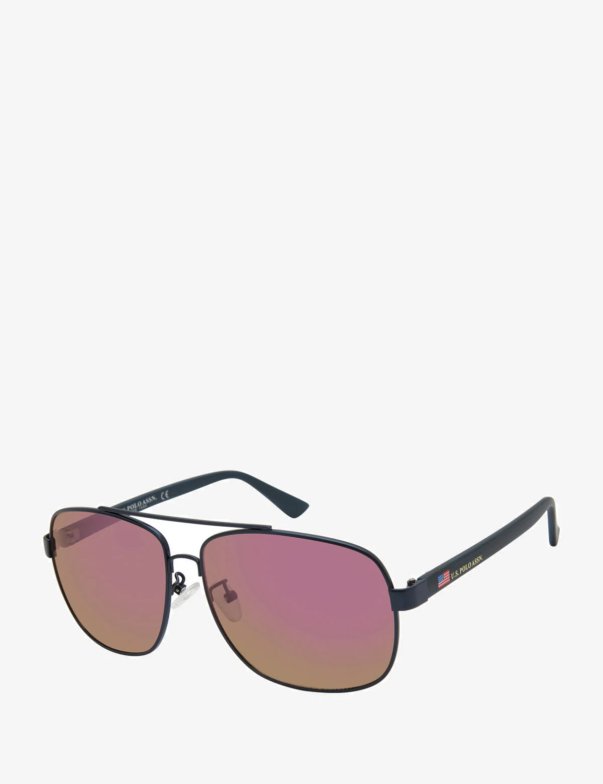 MEN'S RECTANGULAR METAL SUNGLASSES