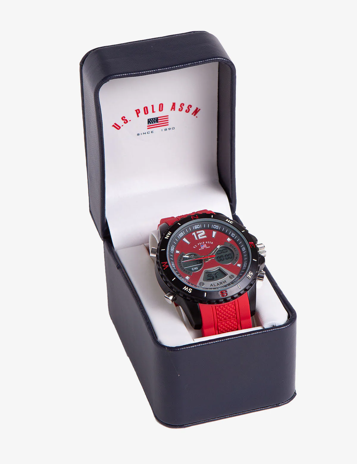 MEN'S RED ANA DIGI SPORT WATCH - Image 2