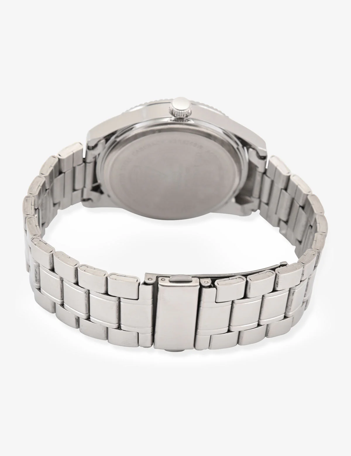 MENS SILVER LINK ANALOG WATCH - Image 3