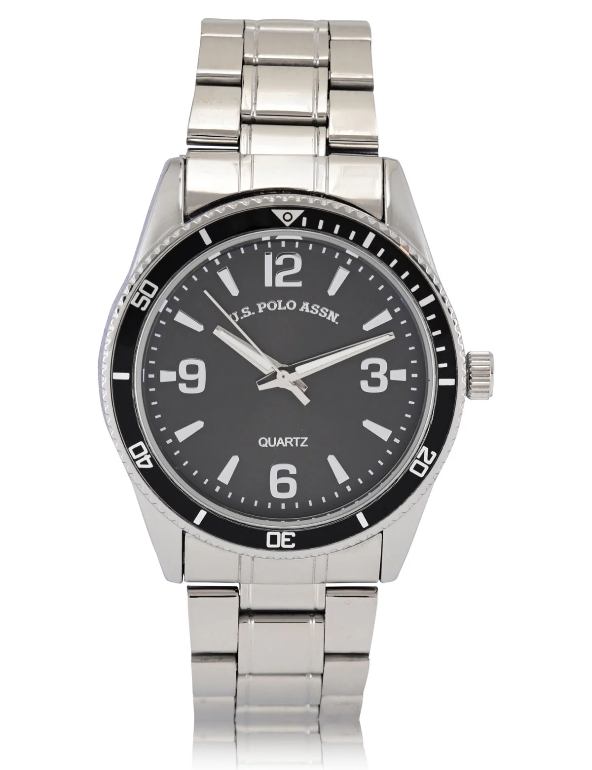 MENS SILVER LINK ANALOG WATCH - Image 4