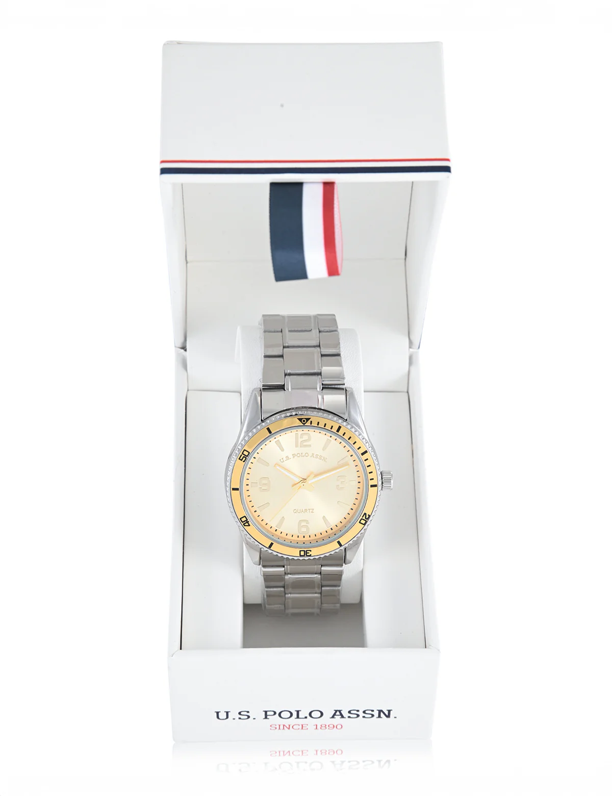 MENS SILVER LINK WATCH - Image 2