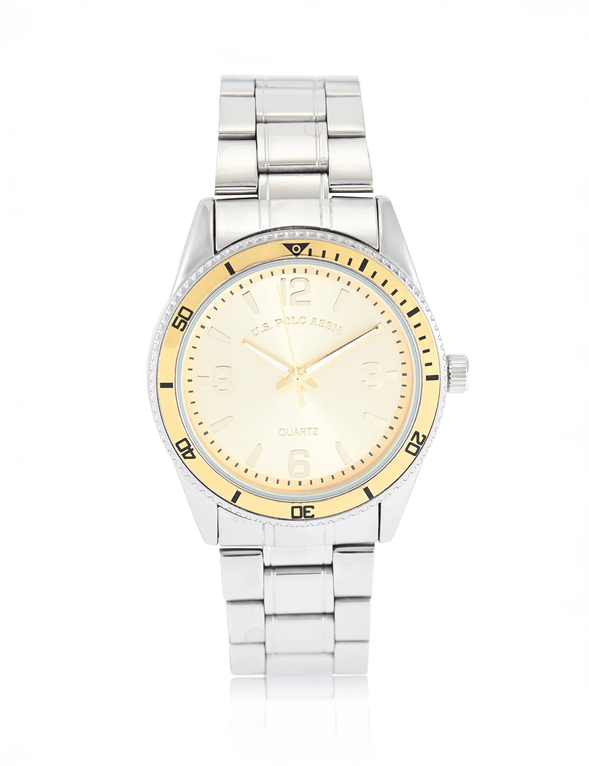 MENS SILVER LINK WATCH - Image 3