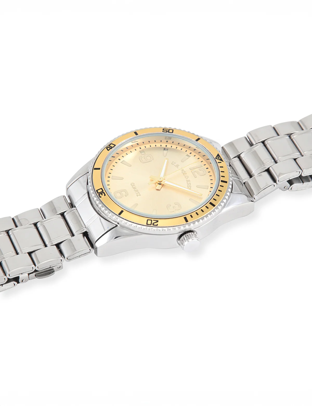 MENS SILVER LINK WATCH - Image 4