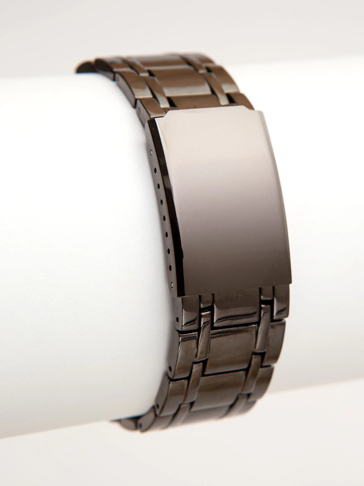 MEN'S SILVER SQUARE FACE WATCH - Image 3