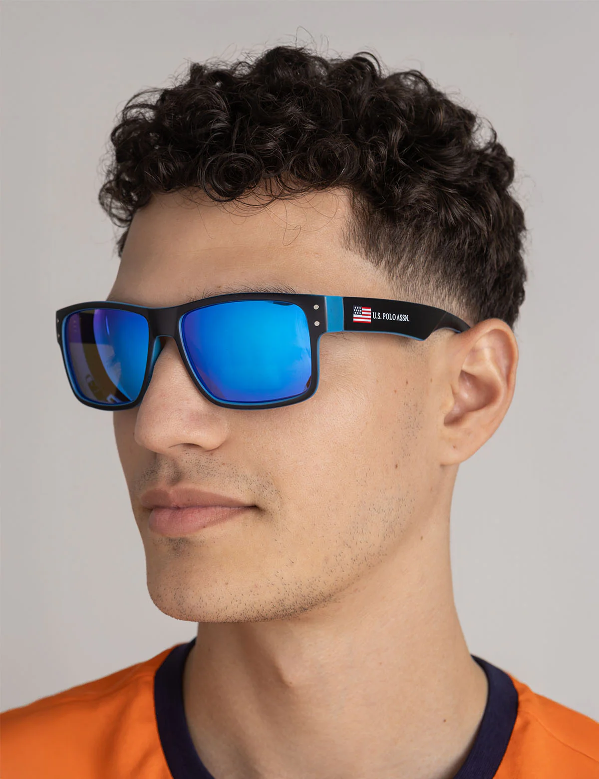 MEN'S SPORT FLAG RECTANGULAR SUNGLASSES - Image 3