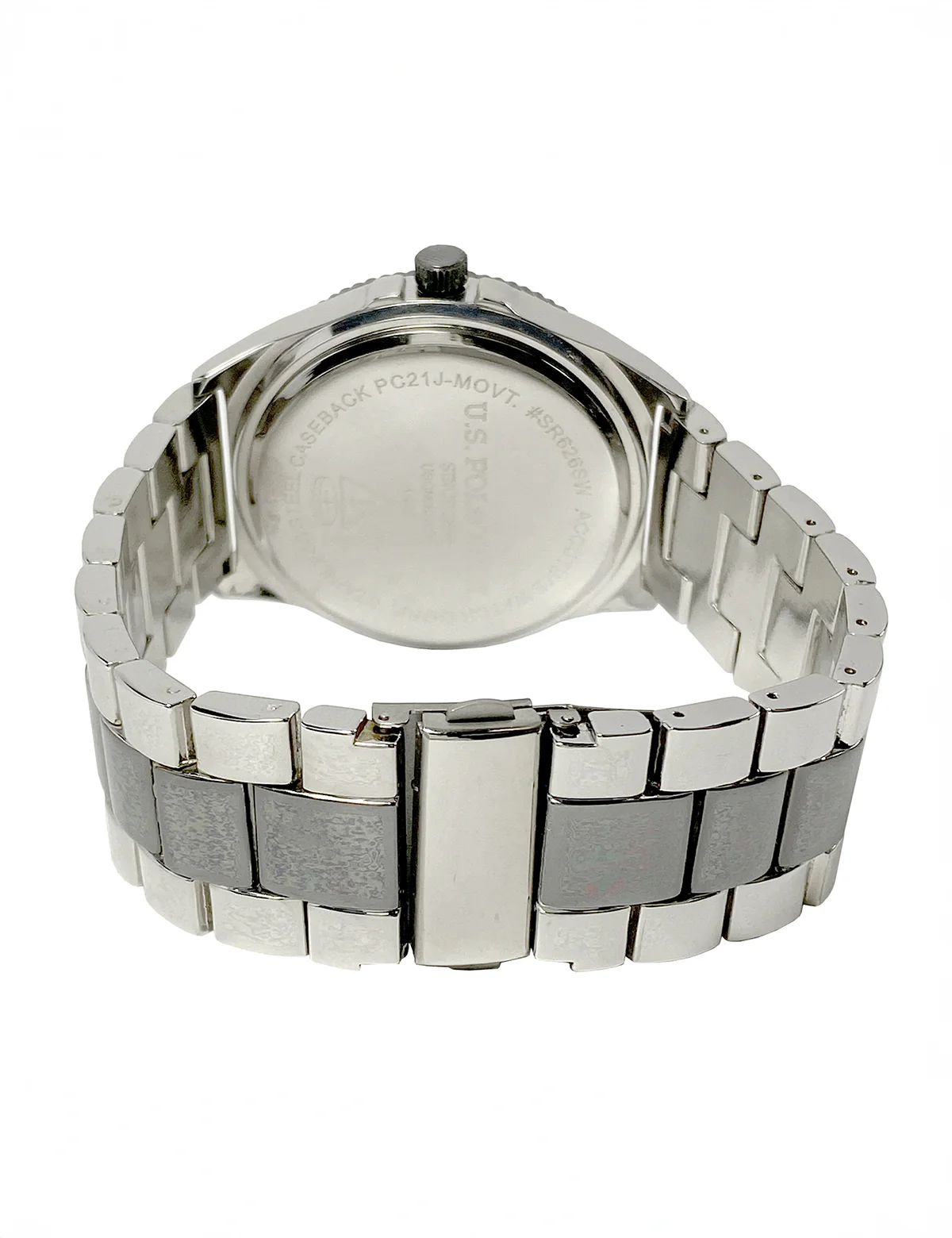 MENS TT SILVER AND BLACK ANALOG WATCH - Image 4