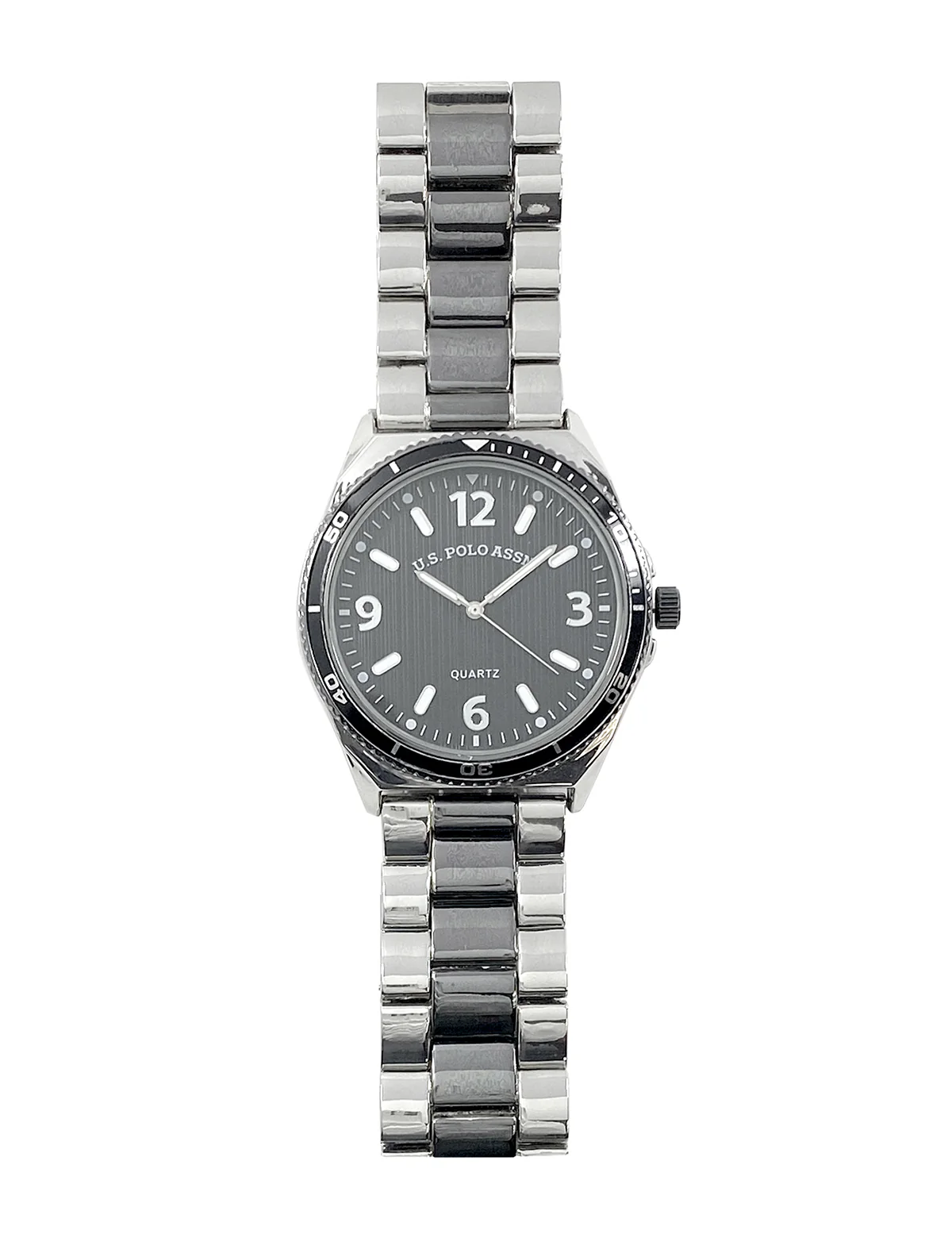 MENS TT SILVER AND BLACK ANALOG WATCH - Image 5