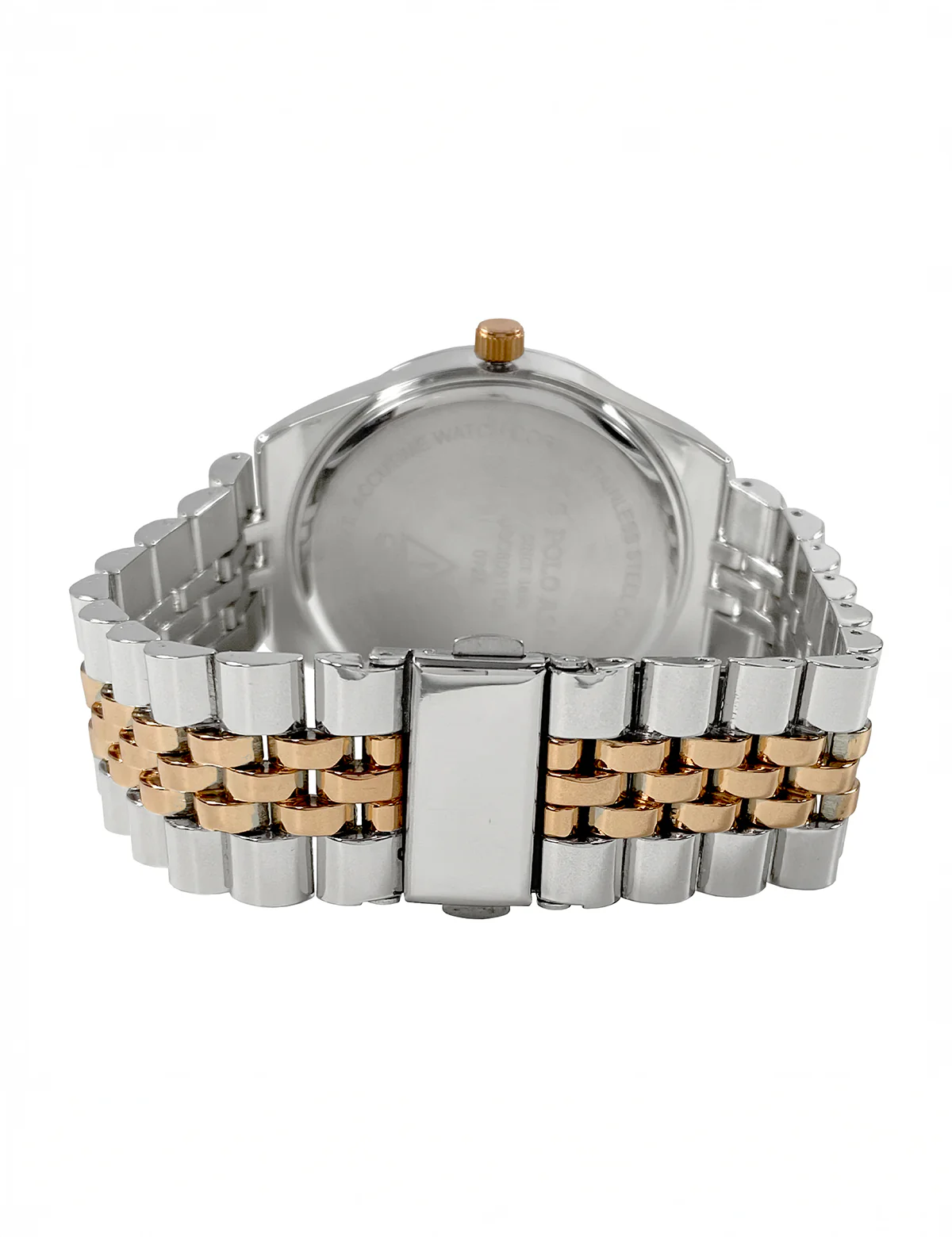 MENS TWO TONE LINK ANALOG WATCH - Image 3