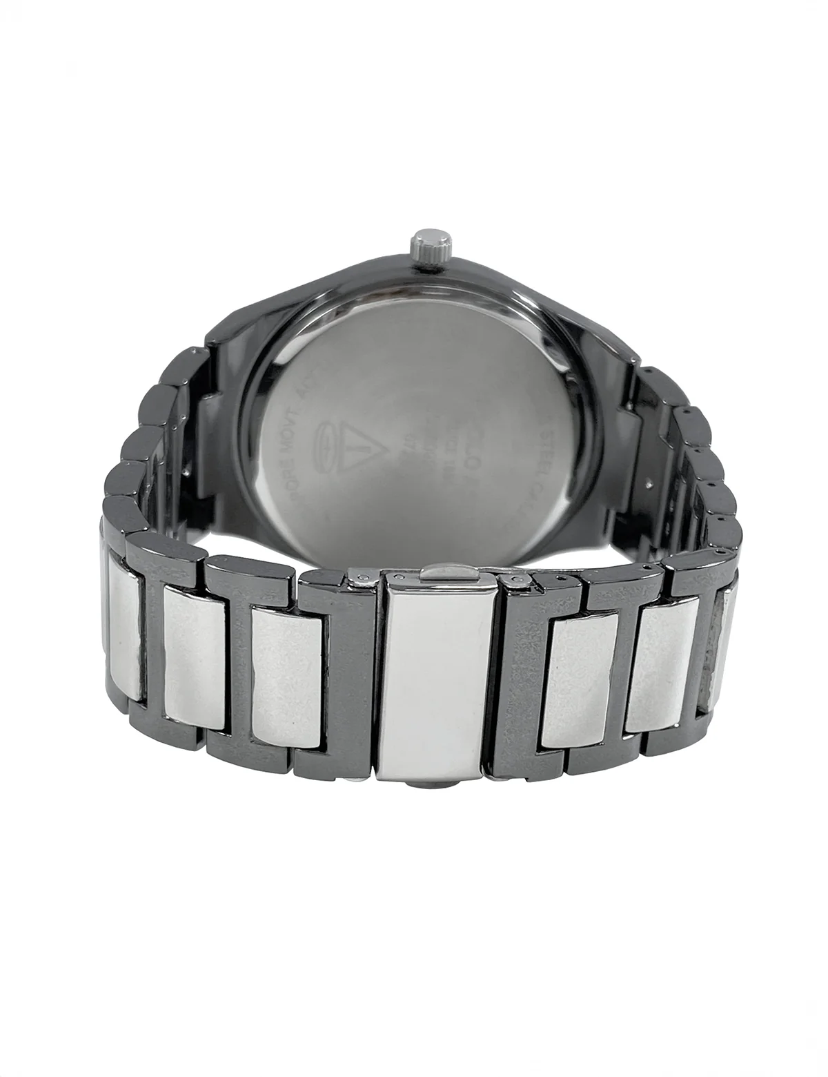 MENS TWO TONE LINK ANALOG WATCH - Image 3