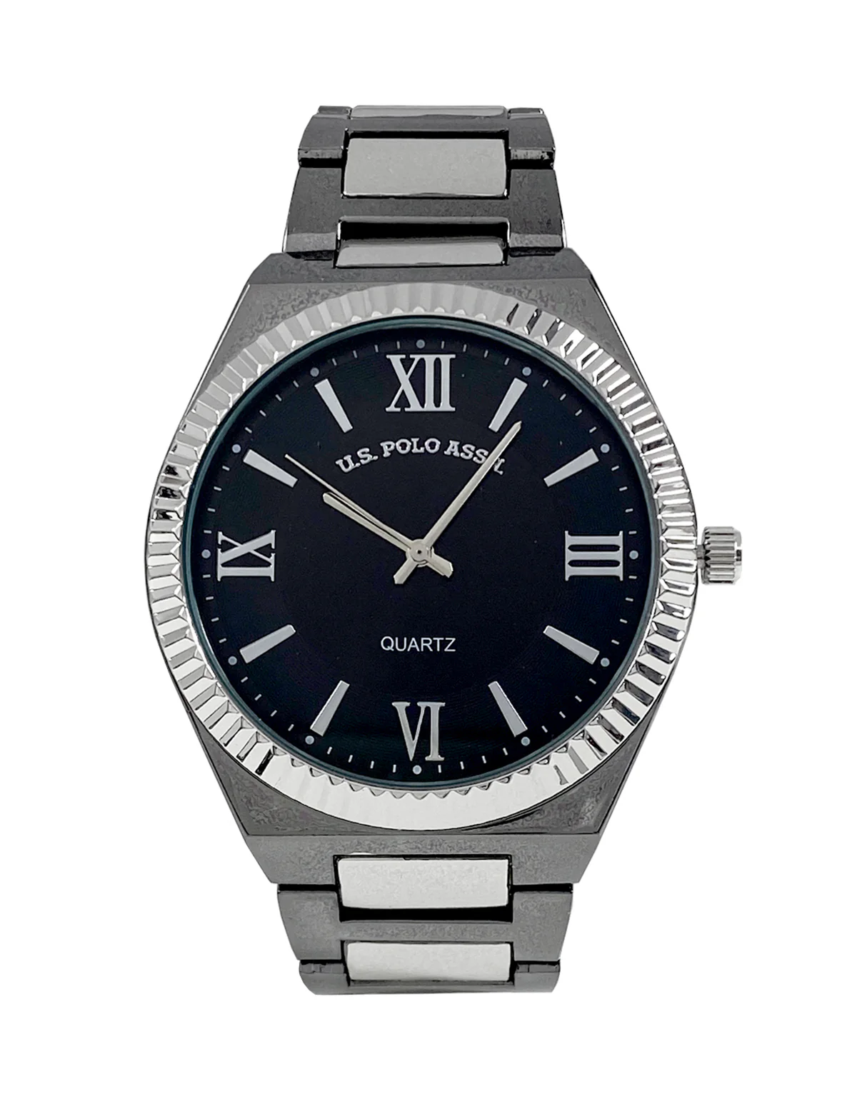 MENS TWO TONE LINK ANALOG WATCH - Image 5