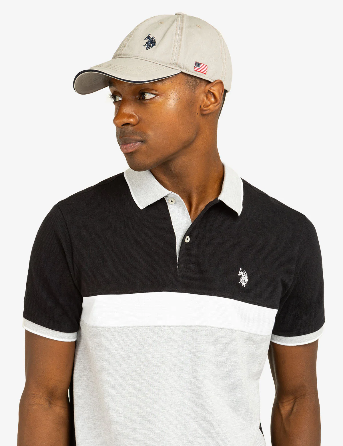 MENS WASHED SIDE LOGO HAT - Image 2