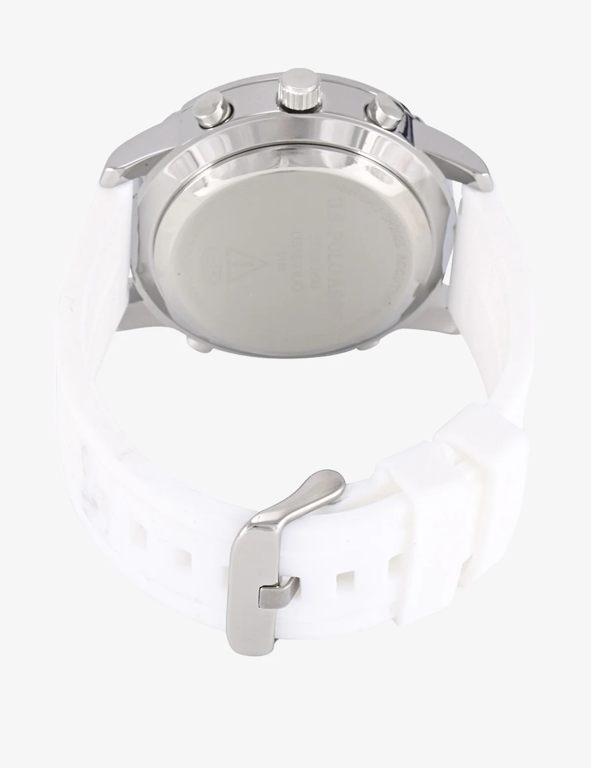 MENS WHITE STRAP ANADIGI WATCH - Image 4