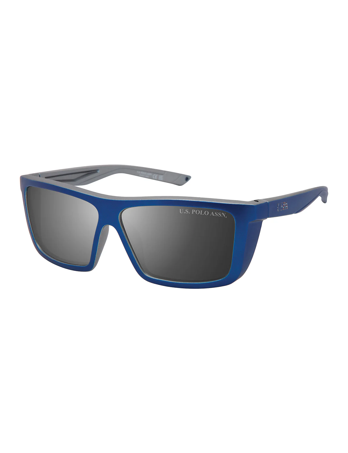 MENS WRAP TEMPLE MATTE SUNGLASSES