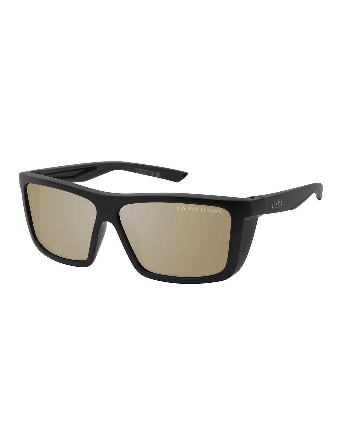 MENS WRAP TEMPLE MATTE SUNGLASSES - Image 2