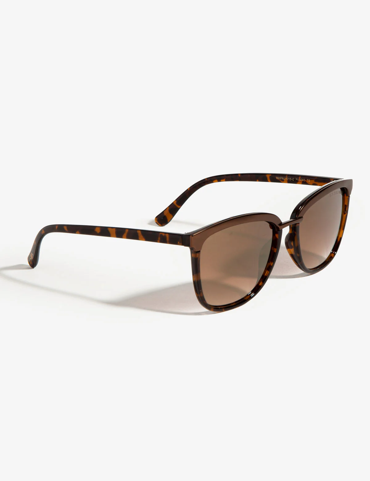 LADIES METAL COMBO RECTANGULAR SUNGLASSES - Image 2