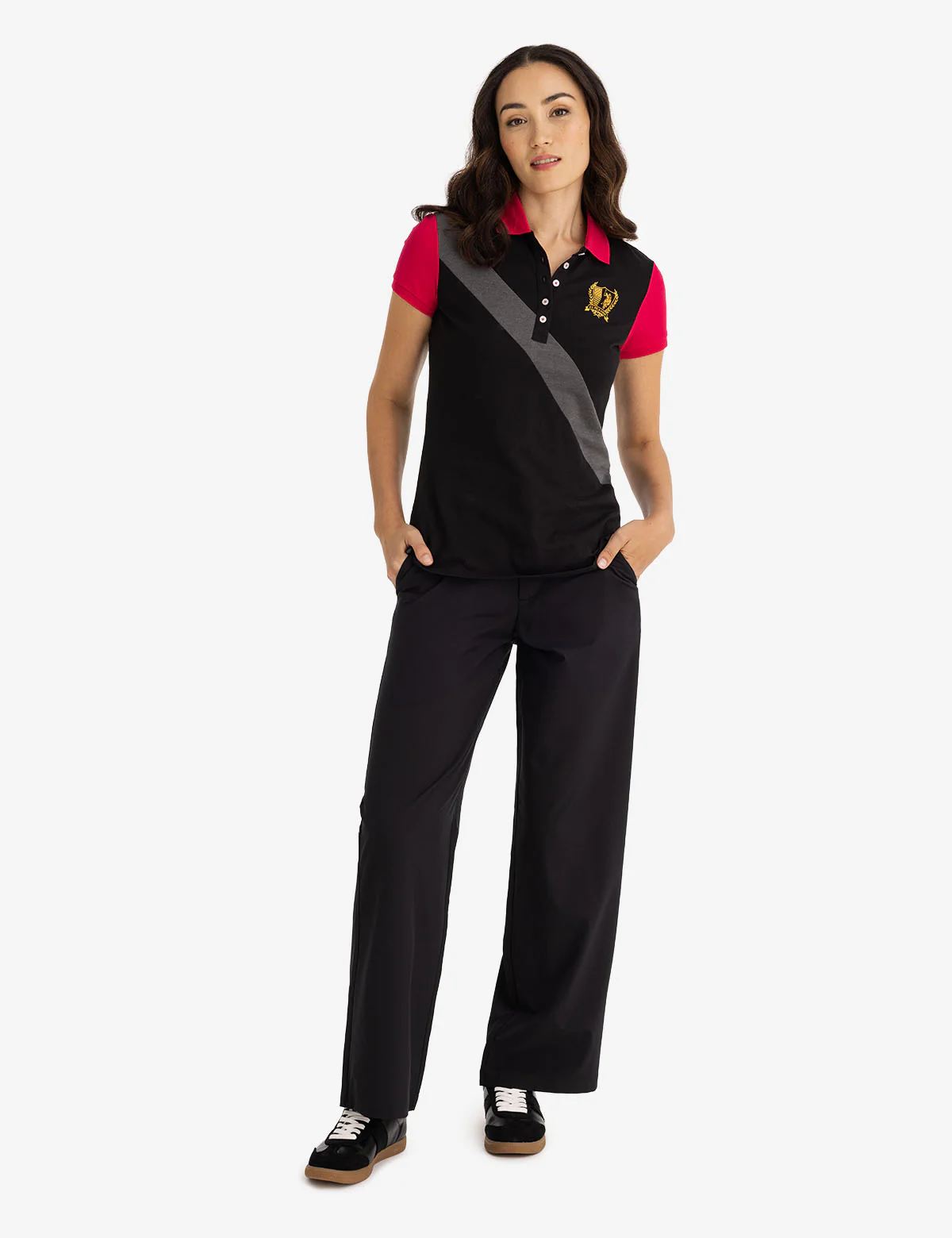 METALLIC CREST SASH POLO SHIRT - Image 7