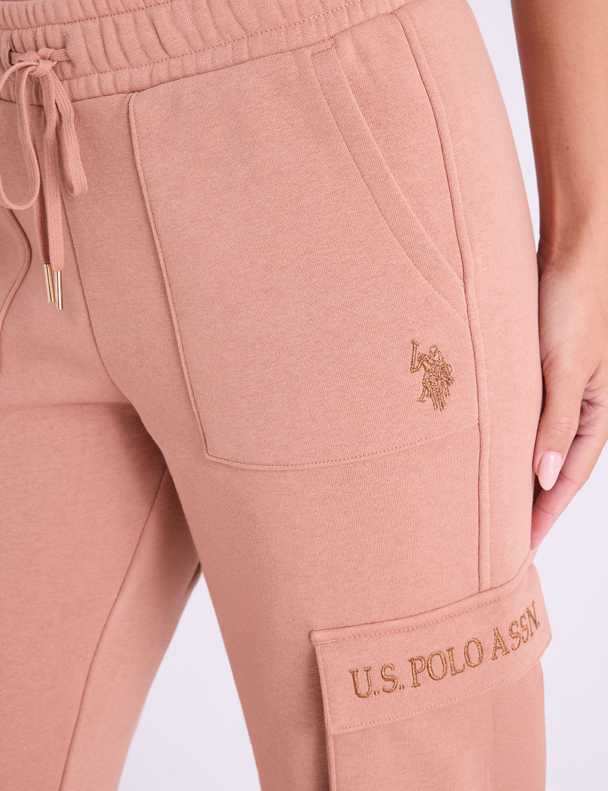 METALLIC EMBROIDERD CARGO JOGGER - Image 7